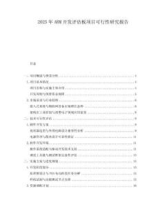 2025年ARM開發(fā)評估板項目可行性研究報告