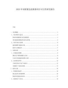 2025年雙眼緊急洗眼器項(xiàng)目可行性研究報(bào)告