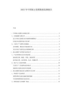 2025年中國展示瓷碟數據監測報告