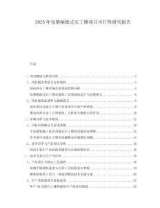 2025年包塑柄德式石工錘項目可行性研究報告