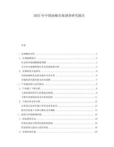2025年中國油桶市場調查研究報告