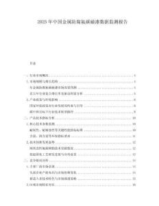 2025年中國金屬防腐氟碳磁漆數據監測報告