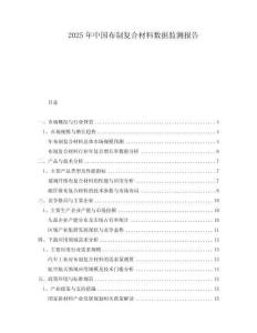 2025年中國布制復合材料數據監測報告