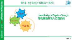 JavaScript+Zepto+Vue.js移動前端開發入門到實戰 課件  第1章-Web前端開發概述