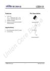 聯(lián)芯橋UCB5N10X SOT89芯片針腳圖及規(guī)格書使用方法100V-15A