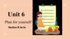 人教版（2024）八年級上冊Unit 6 Plan for Yourself Section B 3a-3c課件