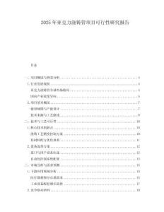 2025年亞克力澆鑄管項目可行性研究報告