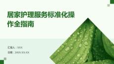 居家護(hù)理服務(wù)標(biāo)準(zhǔn)化操作全指南