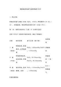 慢阻肺急性加重氣道管理流程2025