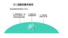 Python程序設(shè)計(jì)基礎(chǔ)  課件  第6章 Python函數(shù)