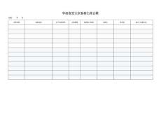 學校食堂大宗食材出庫臺帳