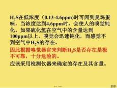 硫化氫檢測和正壓式空氣呼吸器的使用(與“氣瓶”有關文檔共53張)