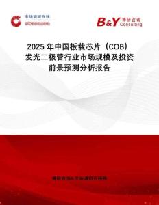 2025年中國(guó)板載芯片（COB）發(fā)光二極管行業(yè)市場(chǎng)規(guī)模及投資前景預(yù)測(cè)分析報(bào)告