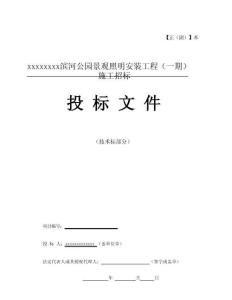 照明技術(shù)標(biāo)(四)