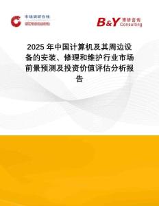 2025年中國計算機及其周邊設備的安裝、修理和維護行業(yè)市場前景預測及投資價值評估分析報告