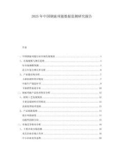 2025年中國鋼索項鏈數(shù)據(jù)監(jiān)測研究報告