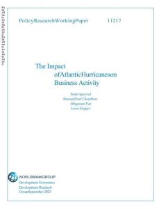 大西洋颶風對商業(yè)活動的影響