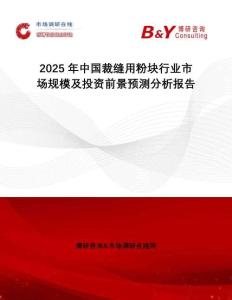 2025年中國(guó)裁縫用粉塊行業(yè)市場(chǎng)規(guī)模及投資前景預(yù)測(cè)分析報(bào)告