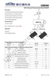 聯(lián)芯橋UCB3400Y系列產(chǎn)品規(guī)格書