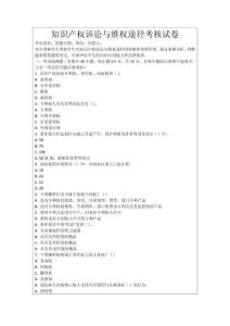 知識產(chǎn)權訴訟與維權途徑考核試卷