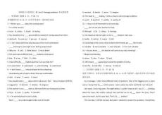 Unit 3 Teenage problems 單元測試卷（含答案）譯林版（2012）英語九年級上冊