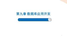 Python程序設(shè)計課件 9-1 Python數(shù)據(jù)庫應(yīng)用程序開發(fā)簡介