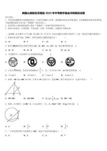 西藏山南地區(qū)貢嘎縣2025年中考數學最后沖刺模擬試卷含解析