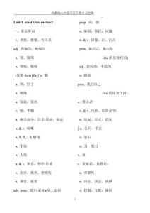 2025人教版八年級(jí)英語下冊(cè)單詞短語句子基礎(chǔ)測(cè)試