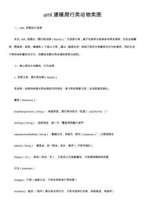 uml建模爬行類動(dòng)物類圖
