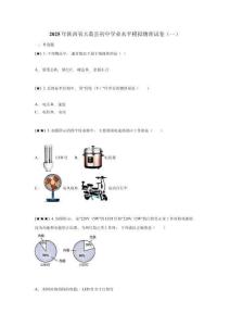 2025年陜西省大荔縣初中學(xué)業(yè)水平模擬物理試卷（一）