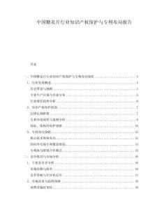 中國糖衣片行業(yè)知識產(chǎn)權(quán)保護與專利布局報告