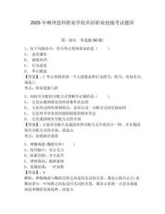 2025年郴州思科職業(yè)學院單招職業(yè)技能考試題庫附參考答案詳解【完整版】