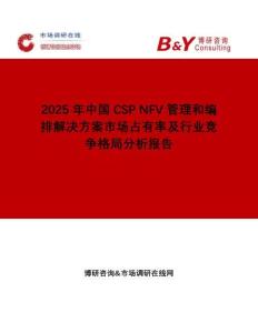 2025年中國CSP NFV管理和編排解決方案市場占有率及行業(yè)競爭格局分析報告