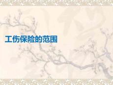 工傷保險的范圍PPT課件