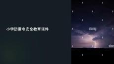 小學(xué)防雷電安全教育課件