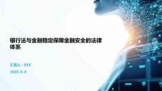 銀行法與金融穩(wěn)定保障金融安全的法律體系