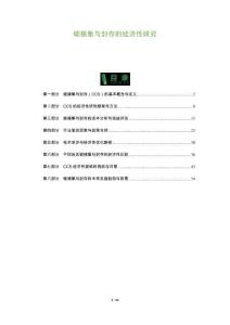 碳捕集與封存的經(jīng)濟性研究-洞察及研究