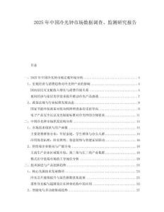 2025年中國冷光鐘市場數(shù)據(jù)調(diào)查、監(jiān)測研究報告