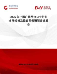 2025年中國廣域網(wǎng)接口卡行業(yè)市場規(guī)模及投資前景預(yù)測分析報告