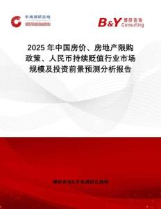 2025年中國(guó)房?jī)r(jià)、房地產(chǎn)限購(gòu)政策、人民幣持續(xù)貶值行業(yè)市場(chǎng)規(guī)模及投資前景預(yù)測(cè)分析報(bào)告
