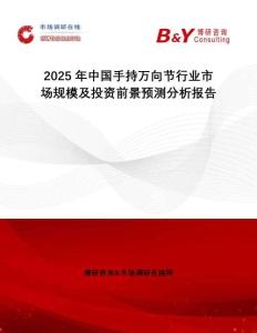 2025年中國手持萬向節(jié)行業(yè)市場規(guī)模及投資前景預(yù)測分析報告