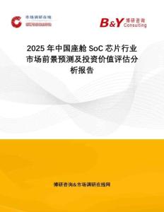2025年中國座艙SoC芯片行業市場前景預測及投資價值評估分析報告