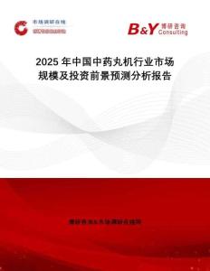 2025年中國中藥丸機行業市場規模及投資前景預測分析報告