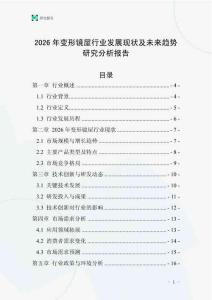 2026年變形鏡屋行業(yè)發(fā)展現(xiàn)狀及未來趨勢研究分析報(bào)告