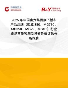 2025年中國南汽集團旗下轎車產品品牌（榮威350、MG750、MG350、MG-5、MGGT）行業市場前景預測及投資價值評估分析報告