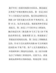 新房裝修合同范本3篇