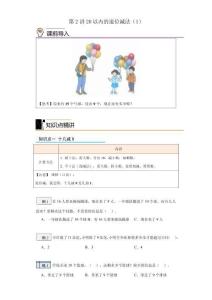 第2講 20以內(nèi)的退位減法（1）-2024-2025學(xué)年一年級(jí)數(shù)學(xué)寒假自學(xué)課（人教版）