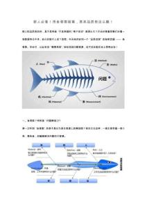 新人必看！用魚骨圖破案，原來品質崗這么酷！