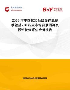 2025年中國(guó)化妝品級(jí)聚硅氧烷季銨鹽-16行業(yè)市場(chǎng)前景預(yù)測(cè)及投資價(jià)值評(píng)估分析報(bào)告