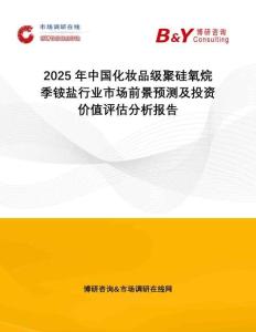 2025年中國(guó)化妝品級(jí)聚硅氧烷季銨鹽行業(yè)市場(chǎng)前景預(yù)測(cè)及投資價(jià)值評(píng)估分析報(bào)告